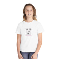 "Keep The Girl | Build The Woman" Short Sleeve Youth Tee
