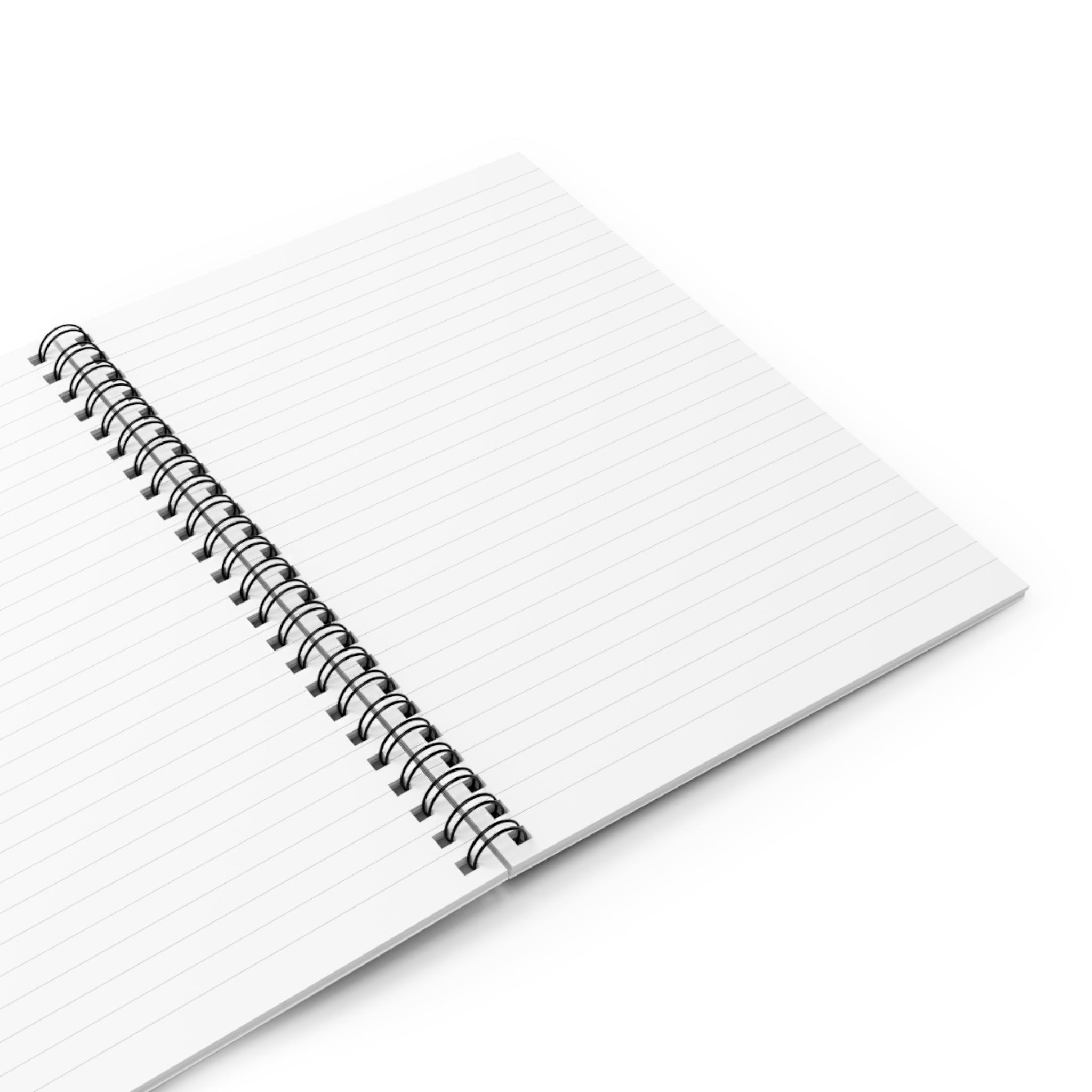 Montaga Spiral Notebook, Ruled Line, Custom Journal / Notebook, Navy Blue Cover