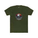 We The People Coffee Co. Tee: Tapered Fit, Unisex Lightweight Combed Cotton Crew Neck.