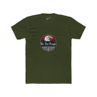 We The People Coffee Co. Tee: Tapered Fit, Unisex Lightweight Combed Cotton Crew Neck.