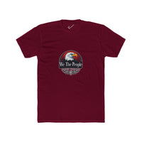 We The People Coffee Co. Tee: Tapered Fit, Unisex Lightweight Combed Cotton Crew Neck.
