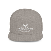 Team Montaga Flat Bill Snapback Hat.