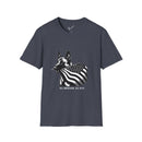 Belgian Malinois Graphic Tee - Casual Fit, Unisex Softstyle Crew-Neck.