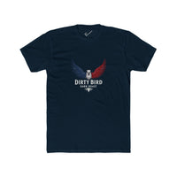 Dirty Bird Dark Roast Tee: Tapered Fit, Unisex Lightweight Combed Cotton Crew Neck.