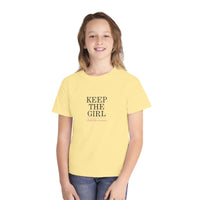 "Keep The Girl | Build The Woman" Short Sleeve Youth Tee