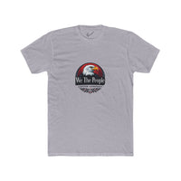 We The People Coffee Co. Tee: Tapered Fit, Unisex Lightweight Combed Cotton Crew Neck.