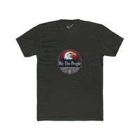We The People Coffee Co. Tee: Tapered Fit, Unisex Lightweight Combed Cotton Crew Neck.