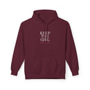 "Keep The Girl | Become The Woman" Fleece Hoodie - Cozy Pullover.