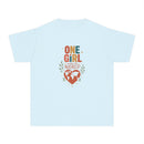 "One Girl Makes the World" Short Sleeve Youth Tee