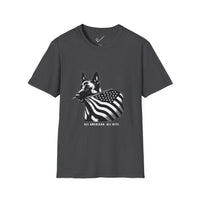 Belgian Malinois Graphic Tee - Casual Fit, Unisex Softstyle Crew-Neck.