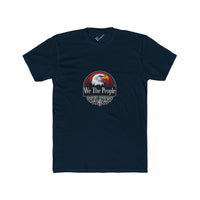 We The People Coffee Co. Tee: Tapered Fit, Unisex Lightweight Combed Cotton Crew Neck.