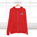 Team Montaga Unisex Zip Hoodie with Team Montaga and Flag Design.