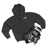 Team Montaga Unisex Zip Hoodie with Team Montaga and Flag Design.