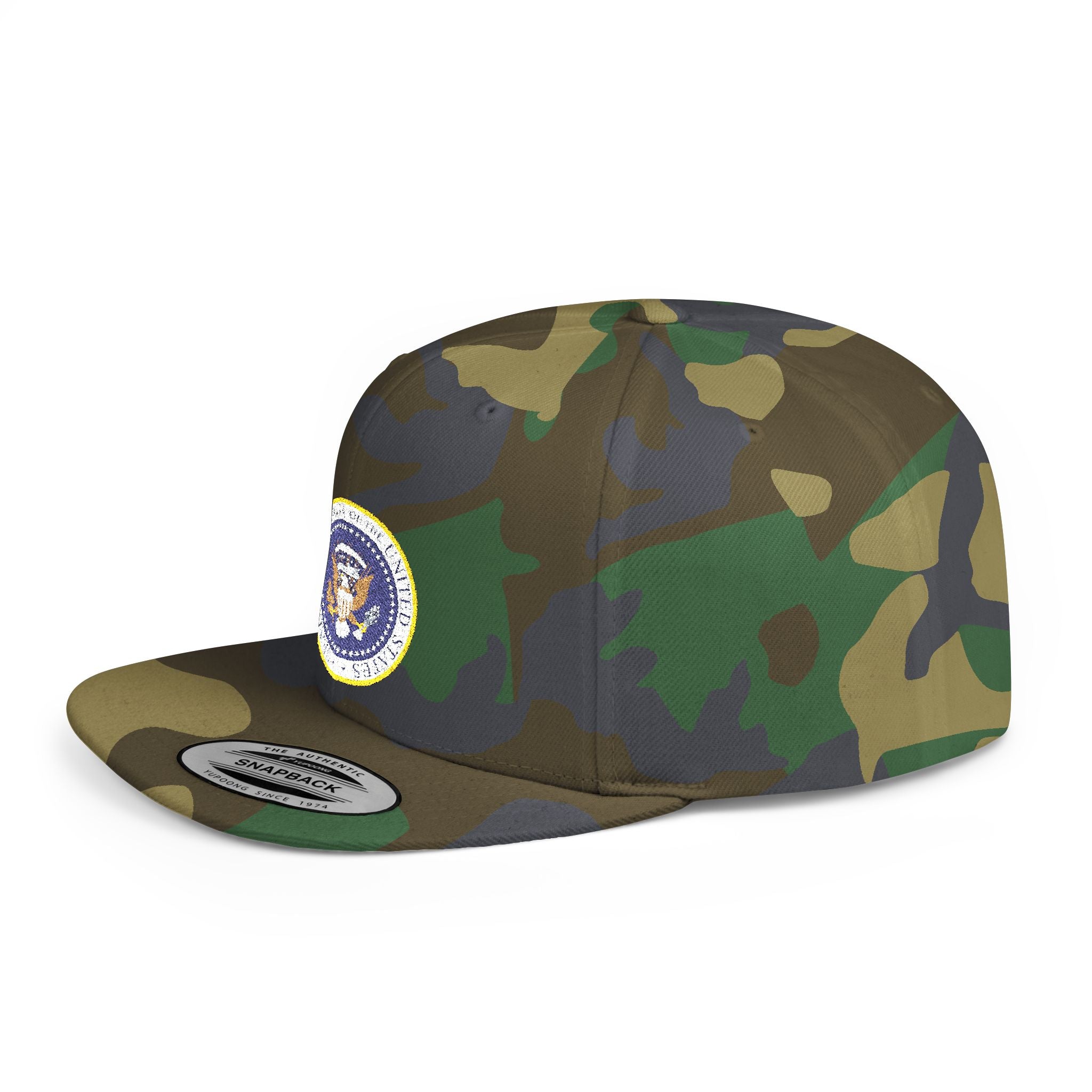 The Montaga Podcast Stylish Flat Bill Snapback Hat.