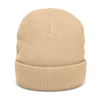 One Girl United Unisex Ribbed Knit Beanie: Light colors