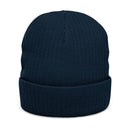 Freedom Isn't Free Unisex Ribbed Knit Beanie: Dark colors.