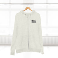 Team Montaga Unisex Zip Hoodie with Team Montaga and Flag Design.