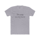 "Two Wings on the same dirty , dirty bird" Tee: Tapered Fit, Unisex Lightweight Combed Cotton Crew Neck.