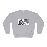 All American Cat Sweatshirt, Unisex Cozy Casual Wear