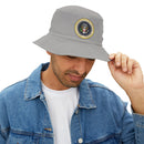 Montaga Seal Bucket Hat Casual Headwear in Light Grey