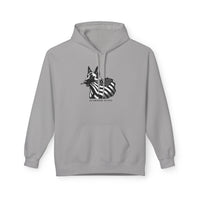 All American Dog Fleece Hoodie - Cozy Unisex Pullover.