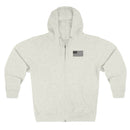 Team Montaga Unisex Zip Hoodie with Team Montaga and Flag Design.