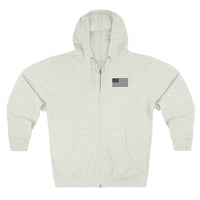 Team Montaga Unisex Zip Hoodie with Team Montaga and Flag Design.