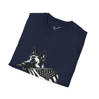 Belgian Malinois Graphic Tee - Casual Fit, Unisex Softstyle Crew-Neck.