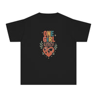 "One Girl Makes the World" Short Sleeve Youth Tee