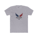 Dirty Bird Dark Roast Tee: Tapered Fit, Unisex Lightweight Combed Cotton Crew Neck.