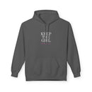"Keep The Girl | Become The Woman" Fleece Hoodie - Cozy Pullover.