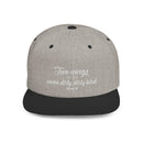 "Two wings on the same dirty, dirty bird" Flat Bill Snapback Hat.