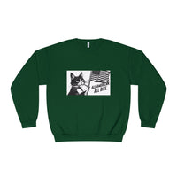 All American Cat Sweatshirt, Unisex Cozy Casual Wear