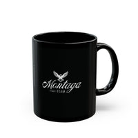 Team Montaga Ceramic Mug in black: 11oz & 15oz sizes