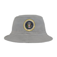 Montaga Seal Bucket Hat Casual Headwear in Light Grey
