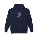"Keep The Girl | Become The Woman" Fleece Hoodie - Cozy Pullover.