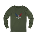 Dirty Bird Dark Roast Long Sleeve Tee, Unisex Long Sleeve T-Shirt.