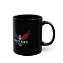Dirty Bird Dark Roast Ceramic Mug in black: 11oz & 15oz sizes