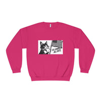 All American Cat Sweatshirt, Unisex Cozy Casual Wear