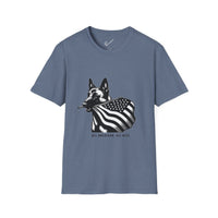 Belgian Malinois Graphic Tee - Casual Fit, Unisex Softstyle Crew-Neck.