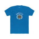 Montaga Podcast Varsity Tee: Tapered Fit, Unisex Lightweight Combed Cotton Crew Neck.