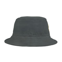 Montaga Seal Bucket Hat Casual Headwear in Dark Grey