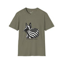Belgian Malinois Graphic Tee - Casual Fit, Unisex Softstyle Crew-Neck.
