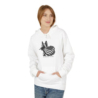 All American Dog Fleece Hoodie - Cozy Unisex Pullover.