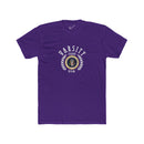 Montaga Podcast Varsity Tee: Tapered Fit, Unisex Lightweight Combed Cotton Crew Neck.