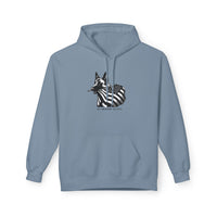 All American Dog Fleece Hoodie - Cozy Unisex Pullover.