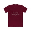 "Two Wings on the same dirty , dirty bird" Tee: Tapered Fit, Unisex Lightweight Combed Cotton Crew Neck.