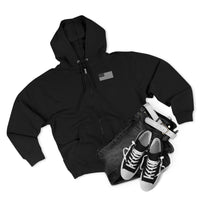 Team Montaga Unisex Zip Hoodie with Team Montaga and Flag Design.