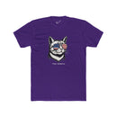 All American Cat "Team Meowica" Tee: Tapered Fit, Unisex Lightweight Combed Cotton Crew Neck.