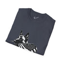 Belgian Malinois Graphic Tee - Casual Fit, Unisex Softstyle Crew-Neck.